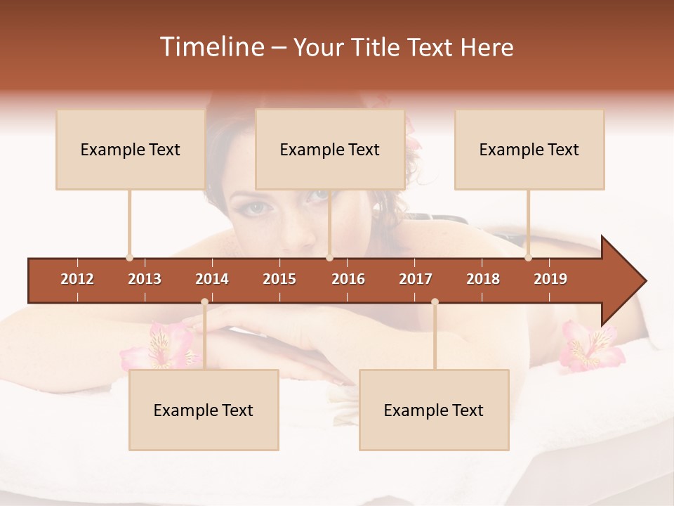 Skin Pink Flower PowerPoint Template