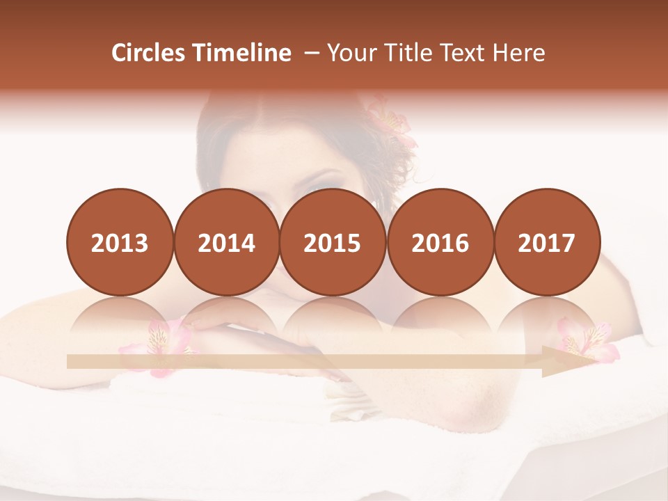 Skin Pink Flower PowerPoint Template