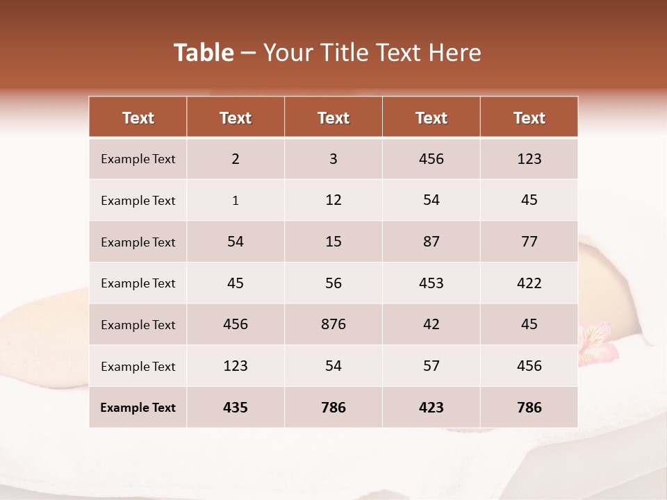 Skin Pink Flower PowerPoint Template