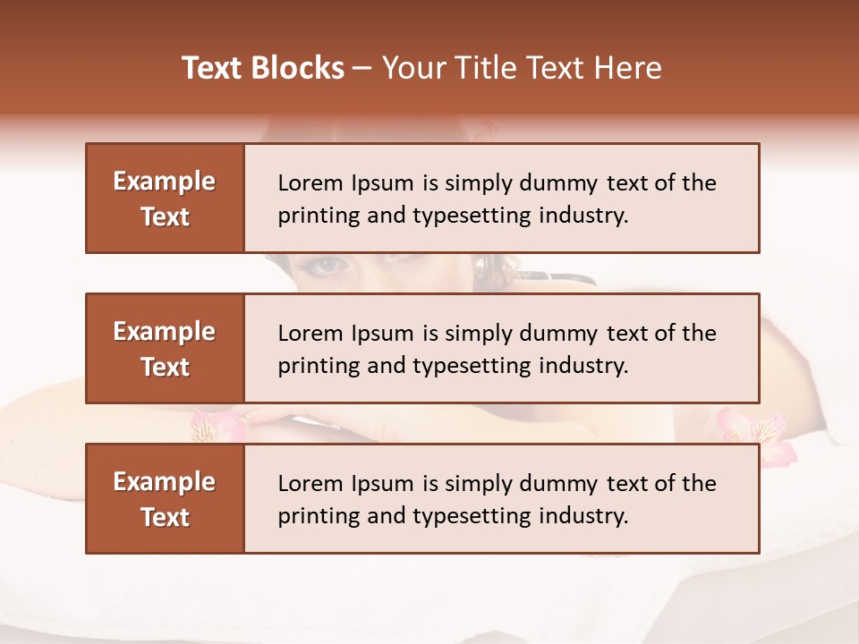 Skin Pink Flower PowerPoint Template