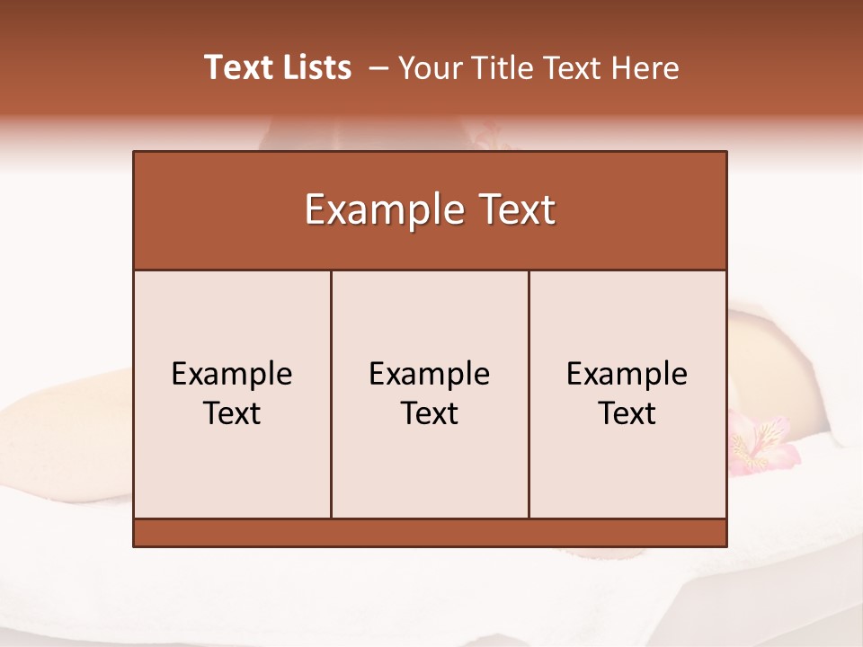 Skin Pink Flower PowerPoint Template