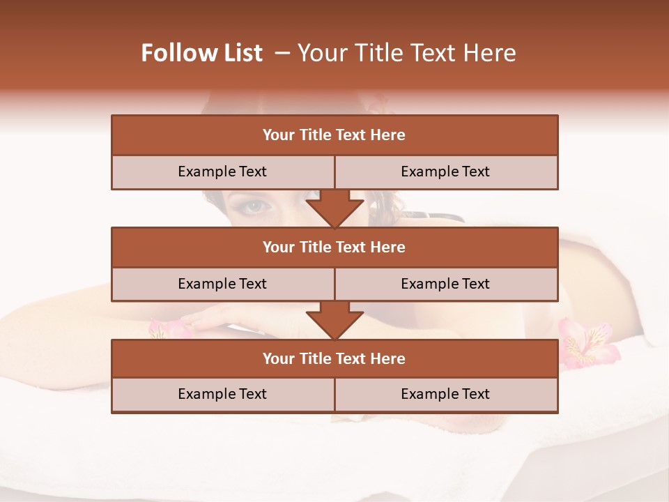 Skin Pink Flower PowerPoint Template