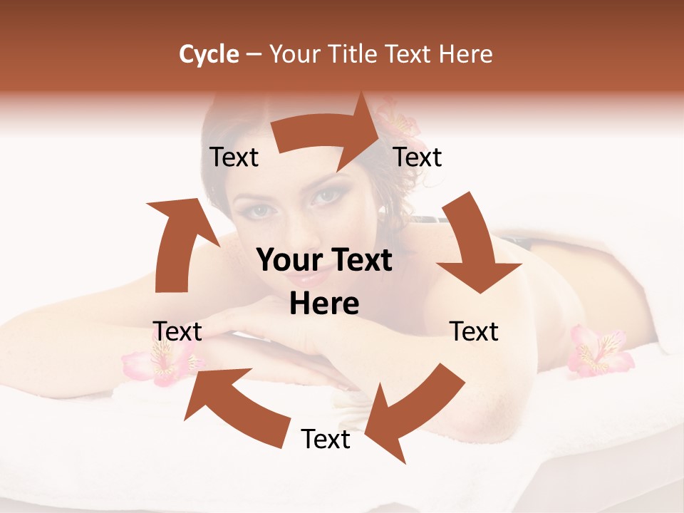 Skin Pink Flower PowerPoint Template