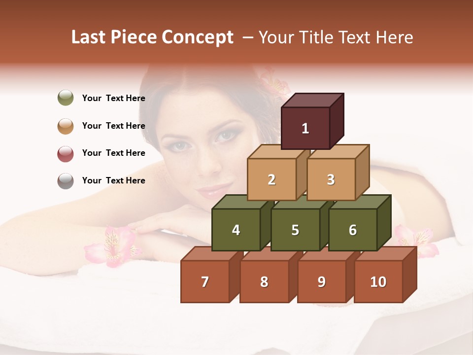 Skin Pink Flower PowerPoint Template