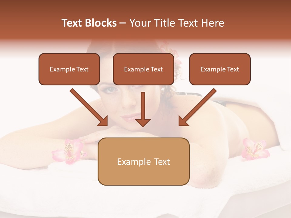 Skin Pink Flower PowerPoint Template