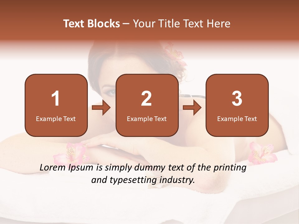 Skin Pink Flower PowerPoint Template