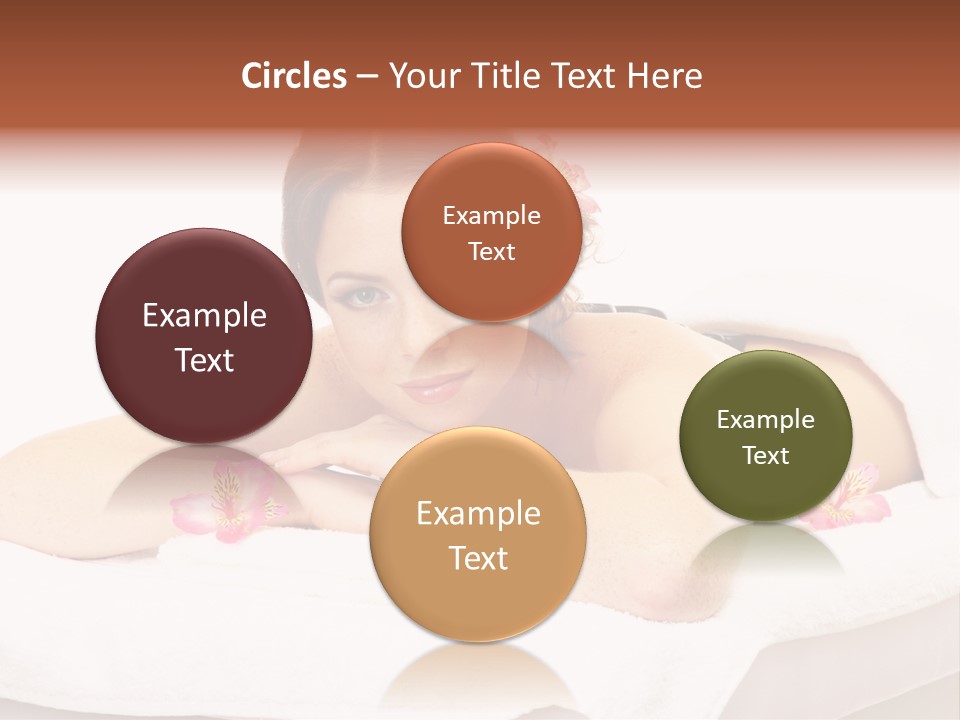 Skin Pink Flower PowerPoint Template