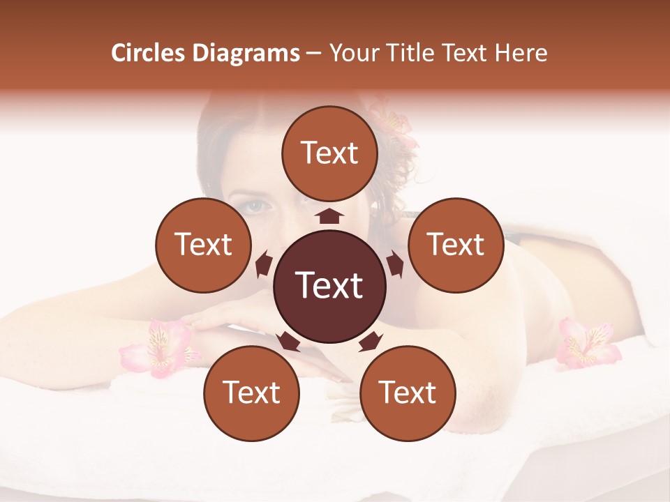 Skin Pink Flower PowerPoint Template