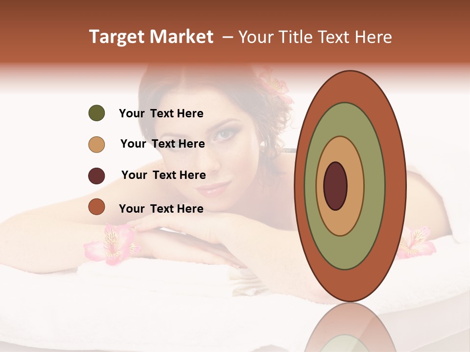 Skin Pink Flower PowerPoint Template