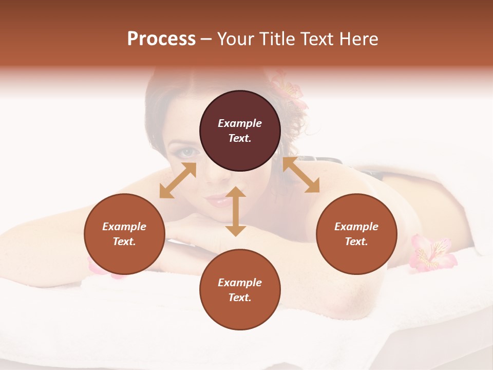 Skin Pink Flower PowerPoint Template