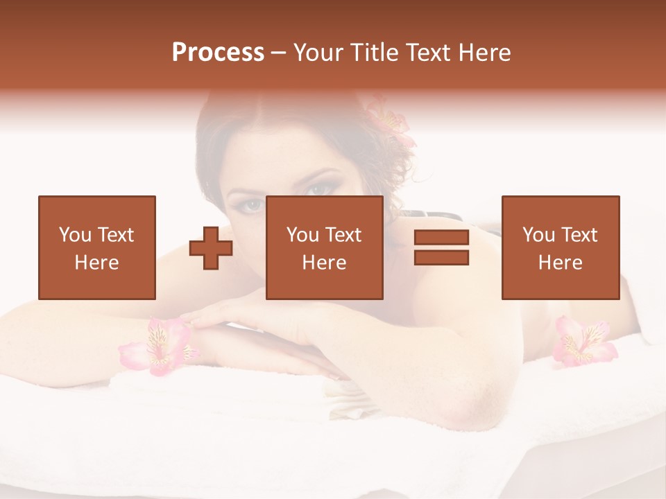 Skin Pink Flower PowerPoint Template