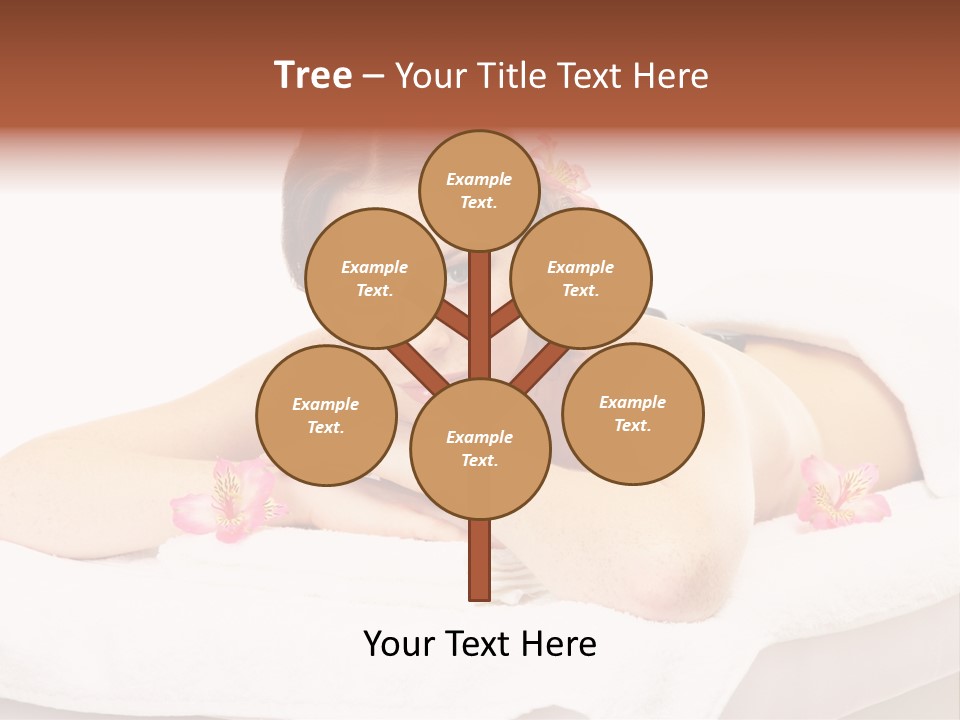 Skin Pink Flower PowerPoint Template