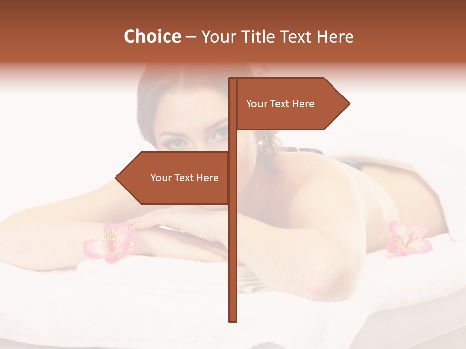 Skin Pink Flower PowerPoint Template