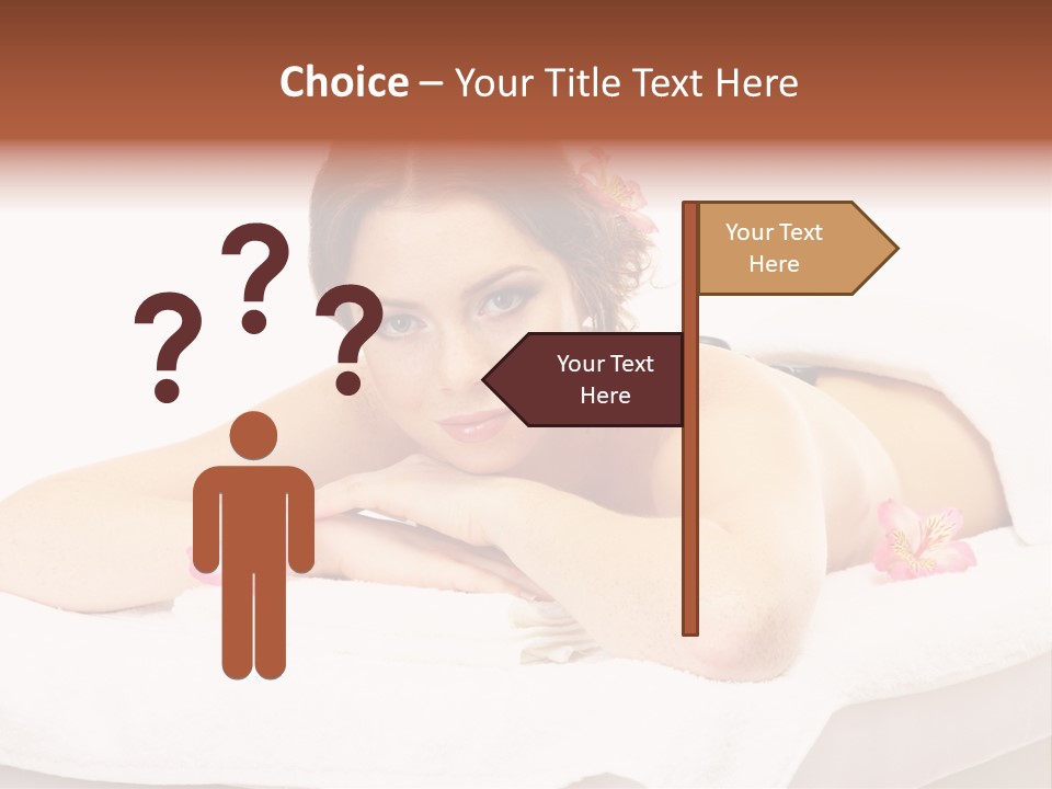 Skin Pink Flower PowerPoint Template