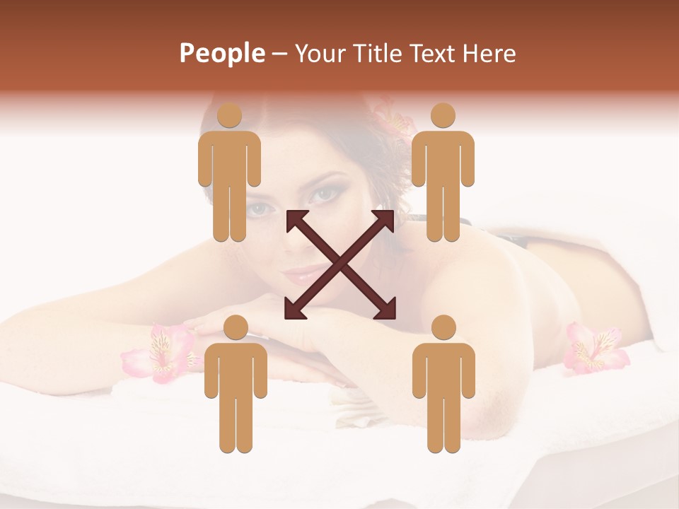 Skin Pink Flower PowerPoint Template