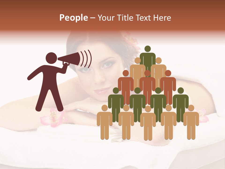 Skin Pink Flower PowerPoint Template