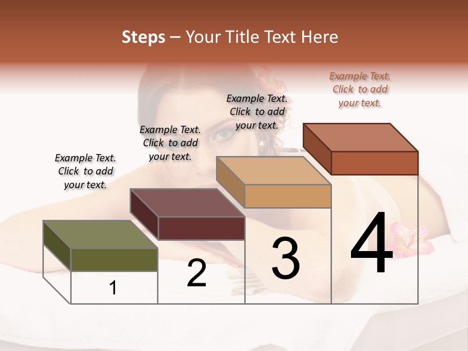 Skin Pink Flower PowerPoint Template