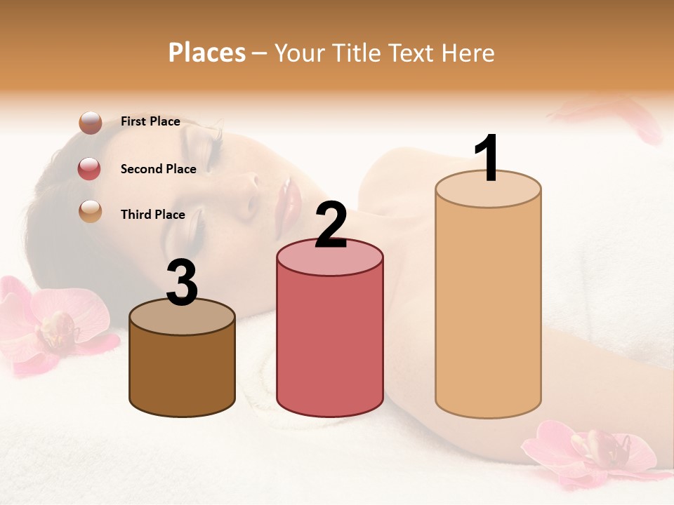 Woman Consumption Masseur PowerPoint Template