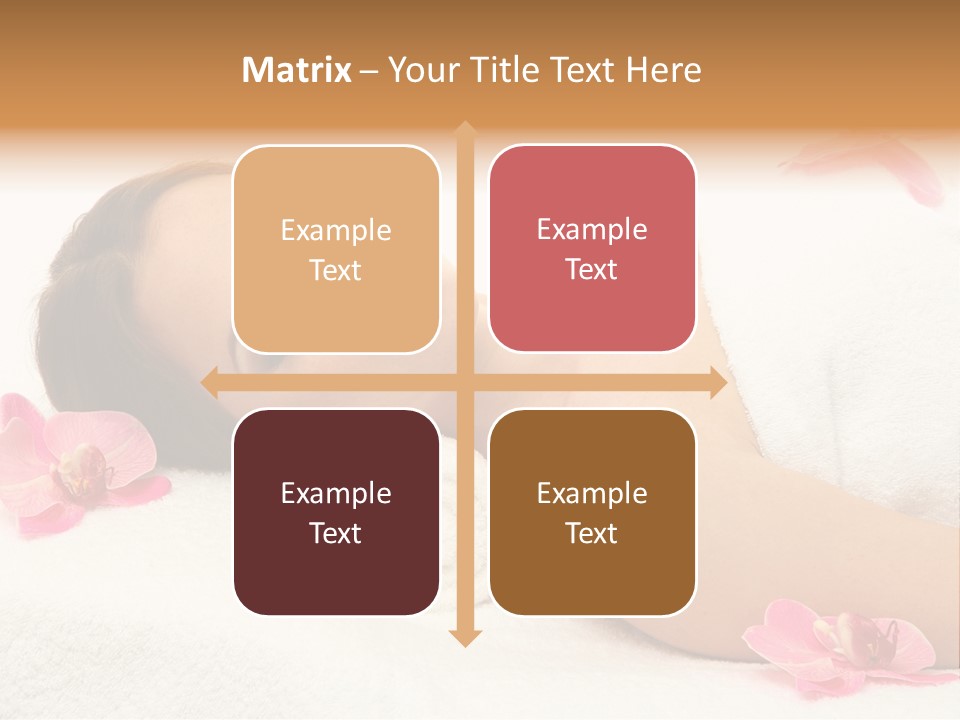 Woman Consumption Masseur PowerPoint Template