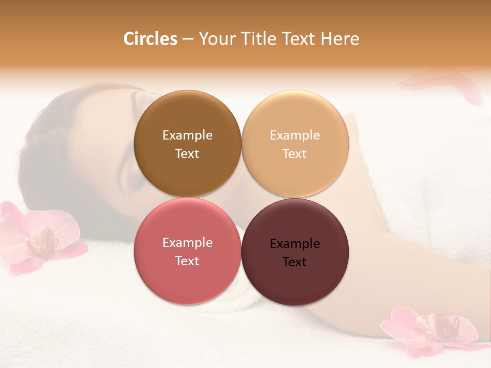 Woman Consumption Masseur PowerPoint Template