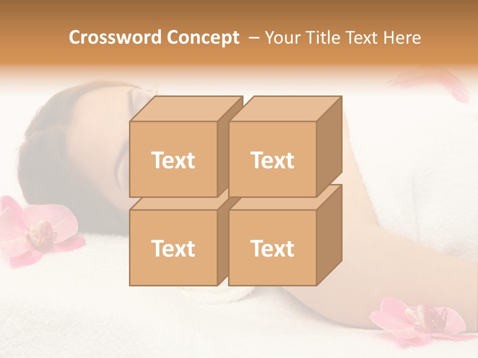 Woman Consumption Masseur PowerPoint Template