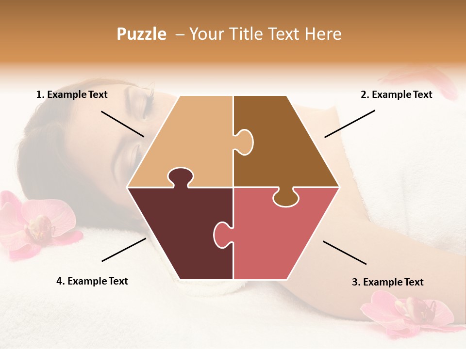 Woman Consumption Masseur PowerPoint Template