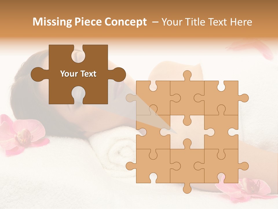 Woman Consumption Masseur PowerPoint Template