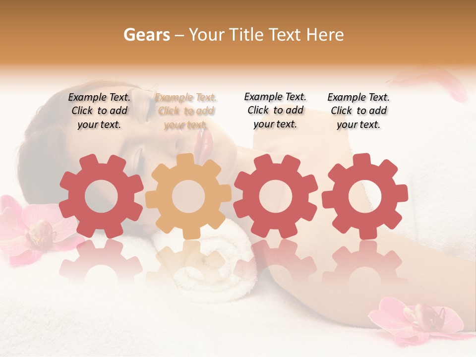 Woman Consumption Masseur PowerPoint Template