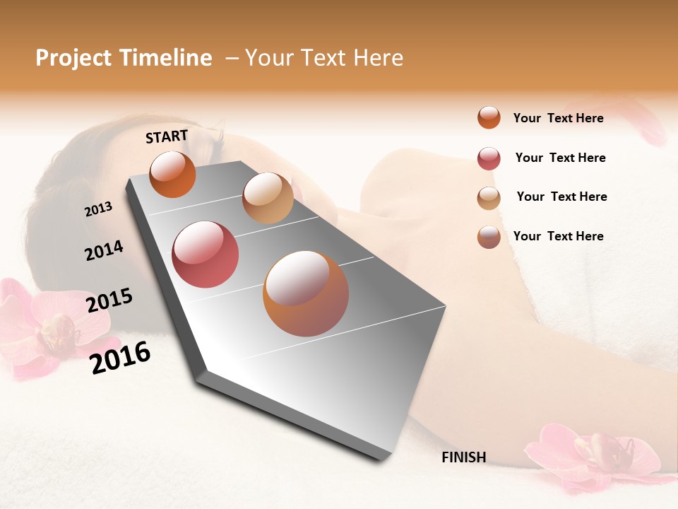 Woman Consumption Masseur PowerPoint Template