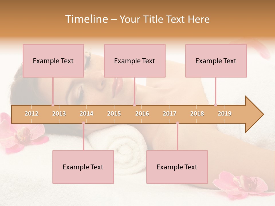 Woman Consumption Masseur PowerPoint Template