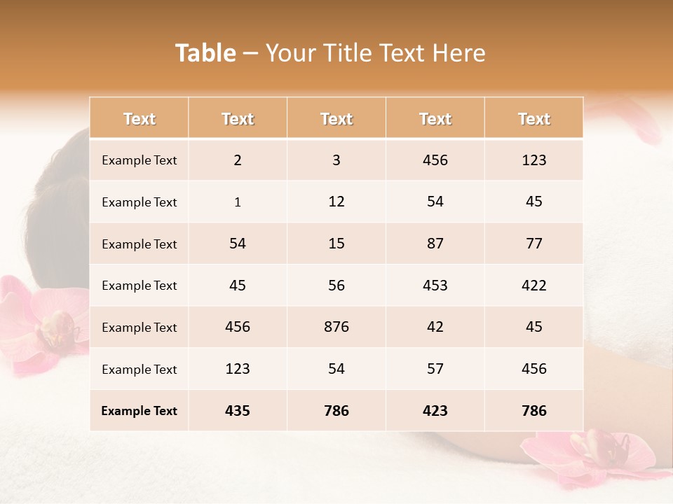 Woman Consumption Masseur PowerPoint Template