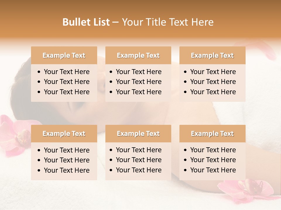 Woman Consumption Masseur PowerPoint Template