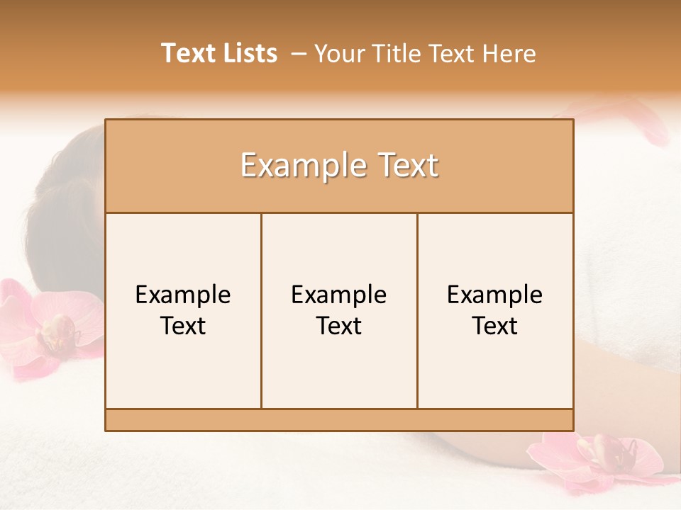 Woman Consumption Masseur PowerPoint Template