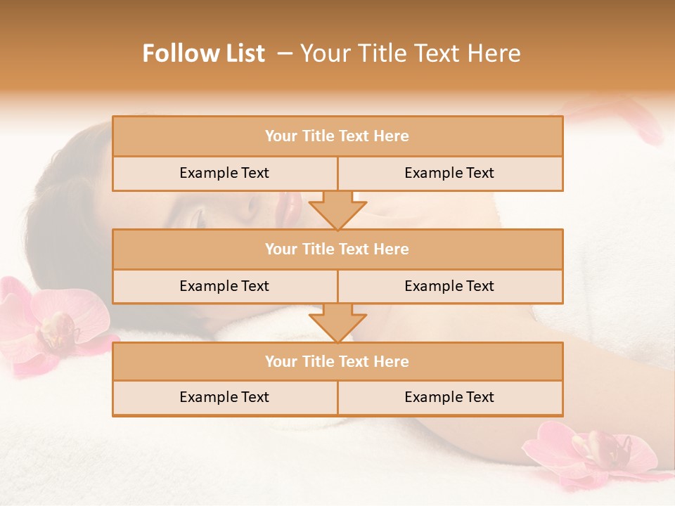 Woman Consumption Masseur PowerPoint Template