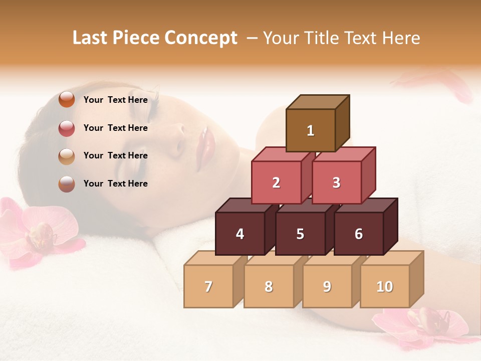 Woman Consumption Masseur PowerPoint Template