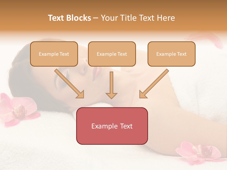 Woman Consumption Masseur PowerPoint Template