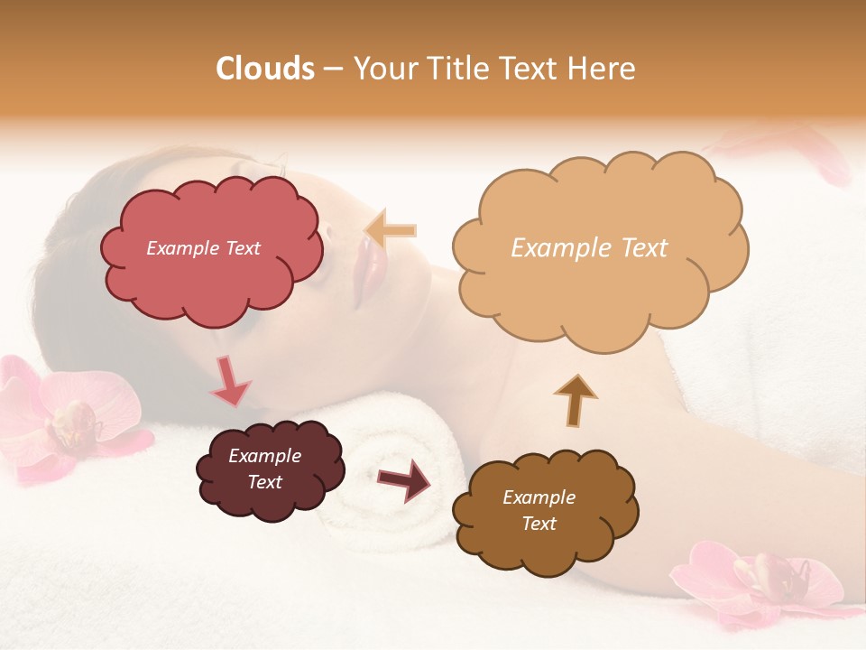 Woman Consumption Masseur PowerPoint Template