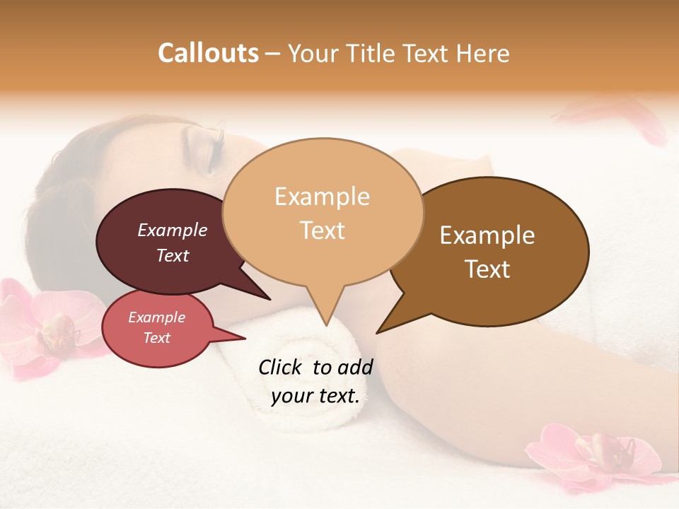 Woman Consumption Masseur PowerPoint Template