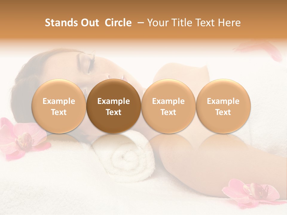 Woman Consumption Masseur PowerPoint Template