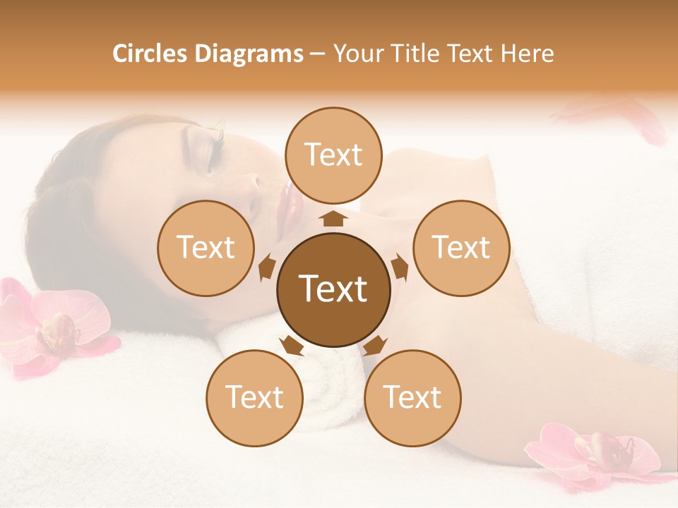 Woman Consumption Masseur PowerPoint Template