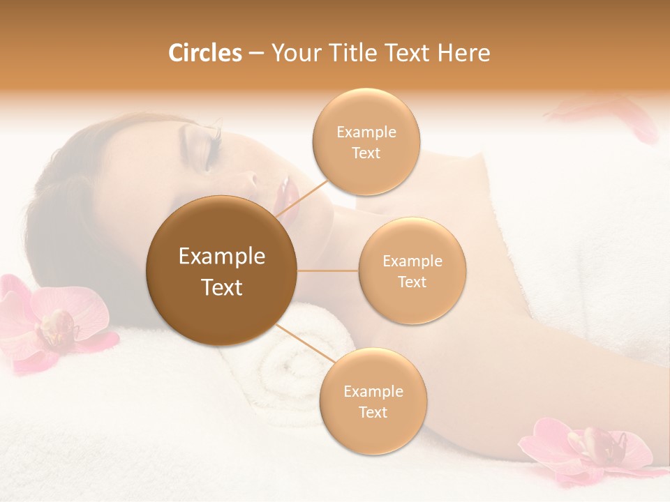 Woman Consumption Masseur PowerPoint Template