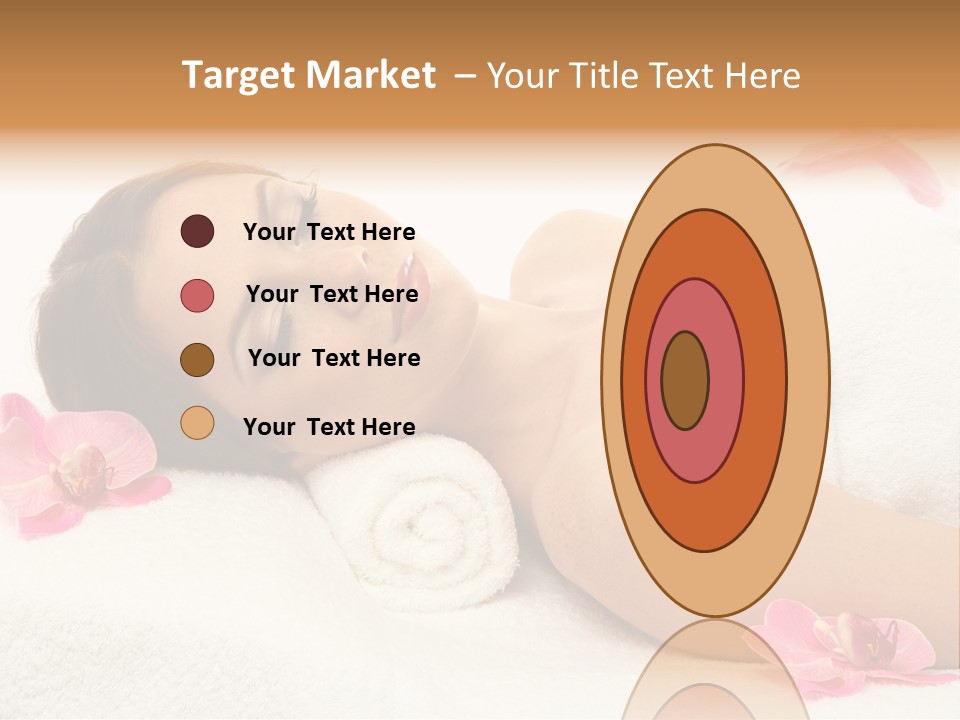 Woman Consumption Masseur PowerPoint Template