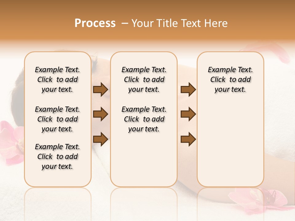 Woman Consumption Masseur PowerPoint Template