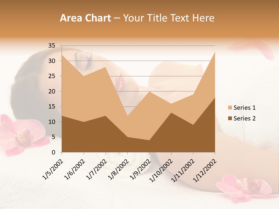 Woman Consumption Masseur PowerPoint Template