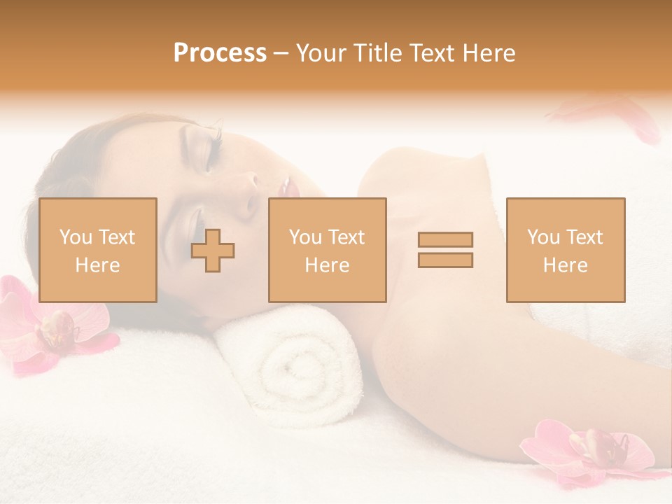 Woman Consumption Masseur PowerPoint Template