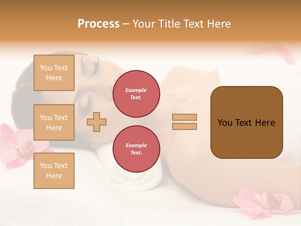 Woman Consumption Masseur PowerPoint Template