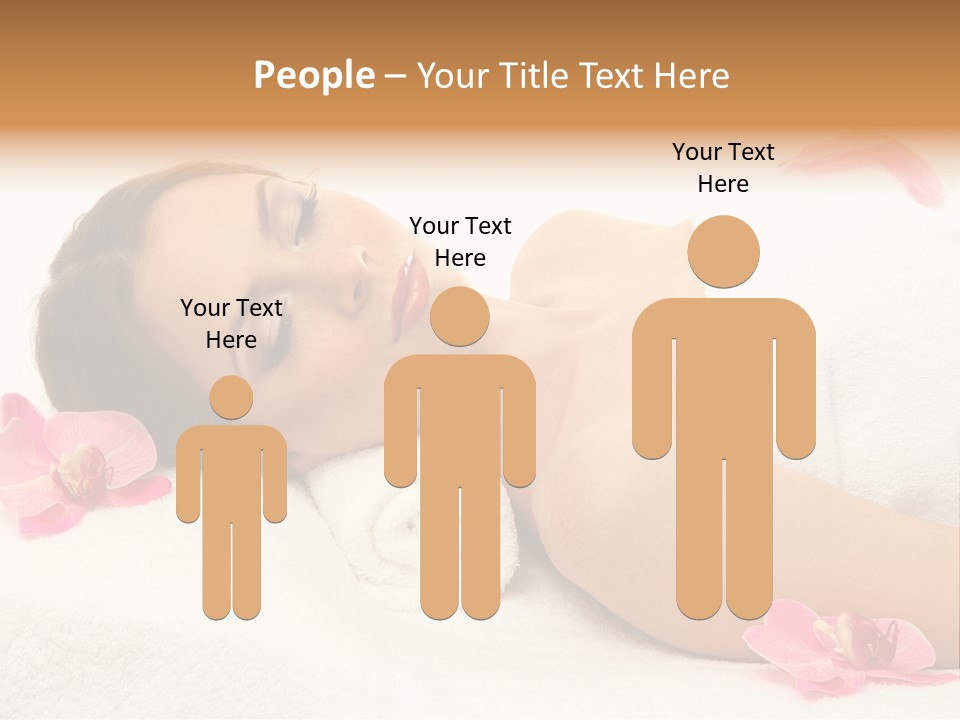 Woman Consumption Masseur PowerPoint Template