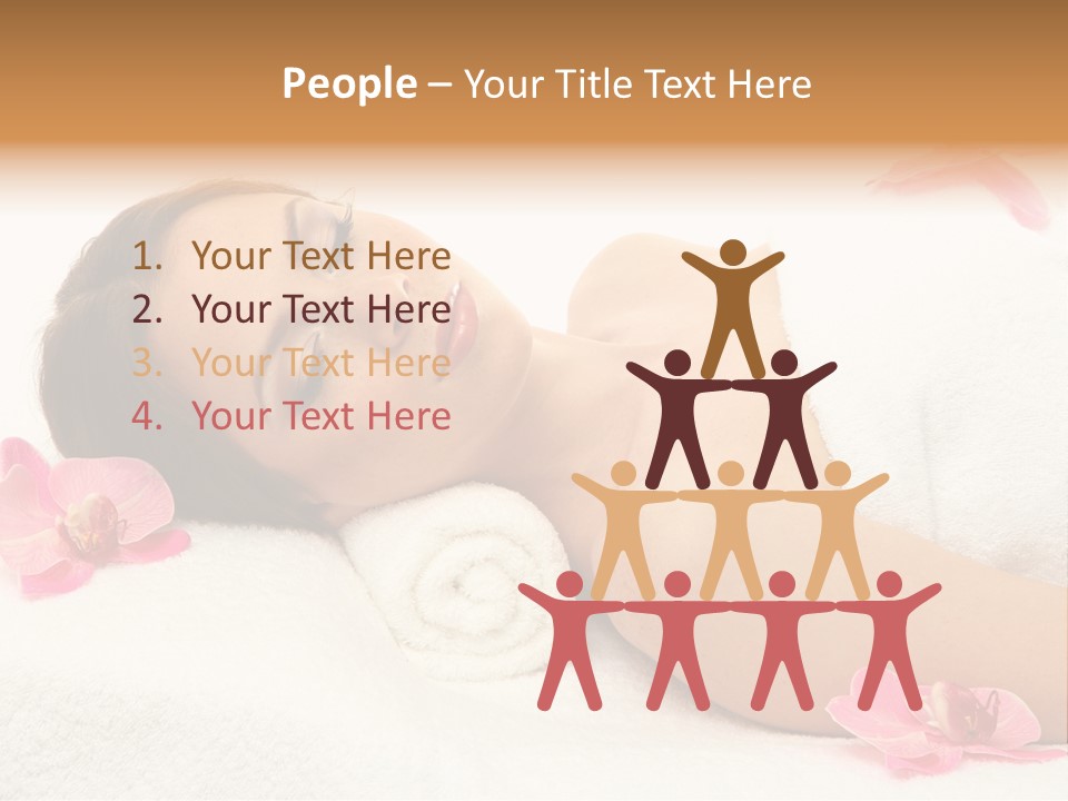 Woman Consumption Masseur PowerPoint Template