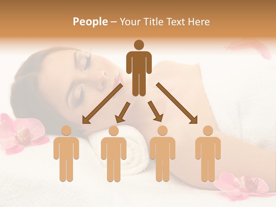Woman Consumption Masseur PowerPoint Template