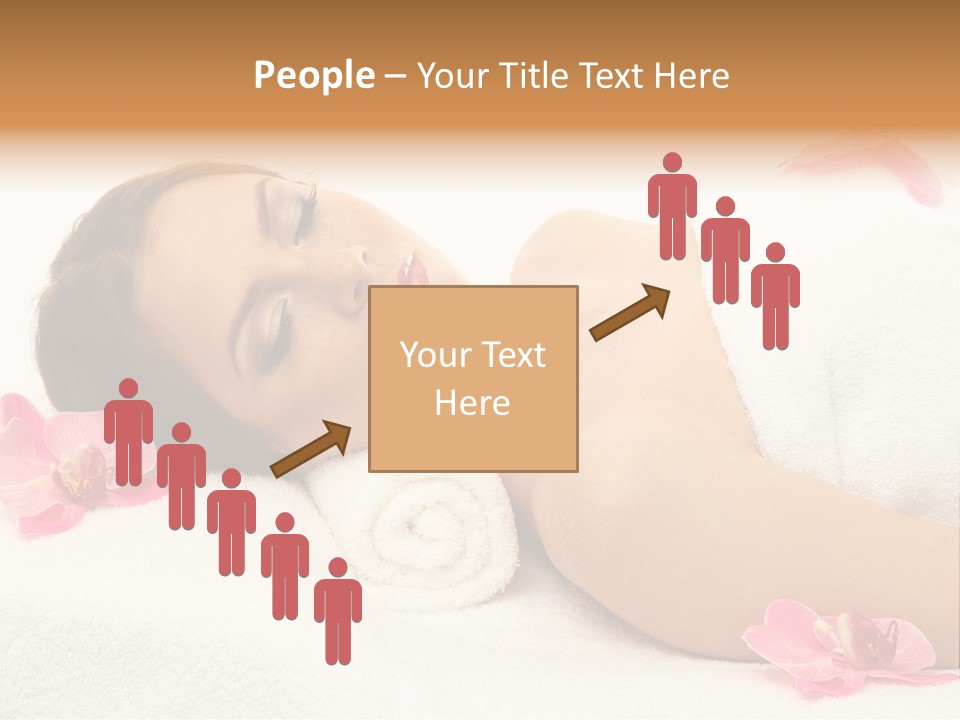 Woman Consumption Masseur PowerPoint Template